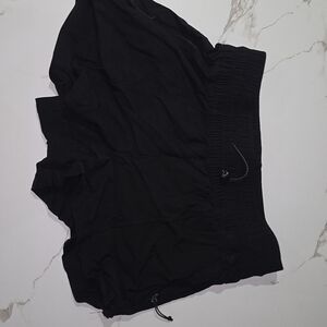 Avalanche Black Women's Athletic Shorts